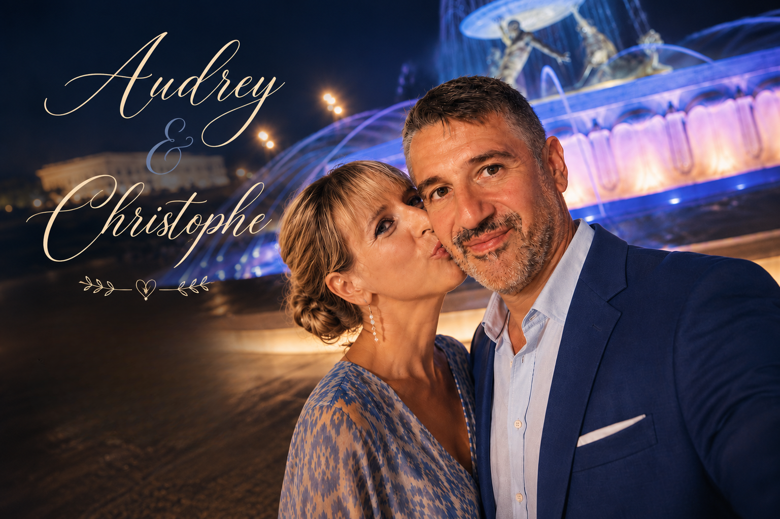 Audrey et Christophe, 29 mai 2027, notre plus beau voyage commence maintenant